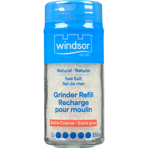 Windsor Natural Sea Salt Grinder Refill 255 g