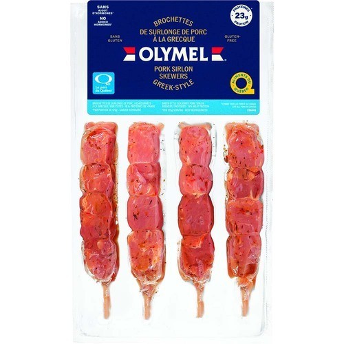 Olymel Pork Sirloin Skewers Greek Style 320 g