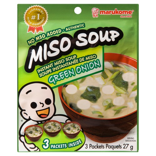 Marukome Instant Miso Soup Green Onion 27 g