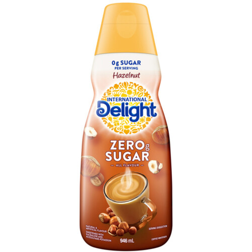 International Delight Coffee Creamer Zero Sugar Hazelnut 946 ml