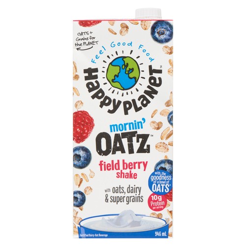 Happy Planet Mornin' Oatz Shake Field Berry 946 ml