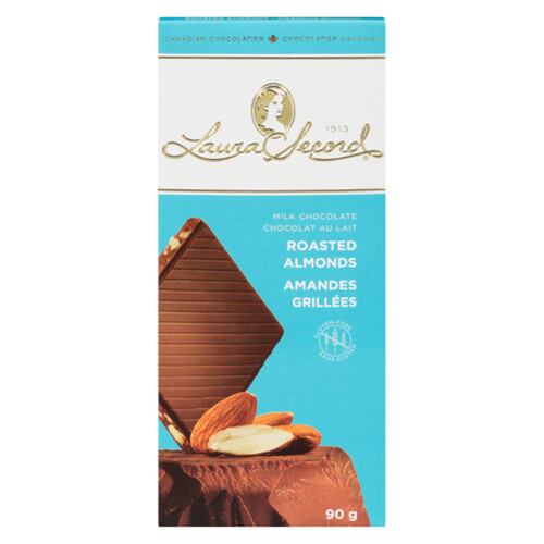 Laura Secord Milk Chocolate Bar Roasted Almonds 90 g