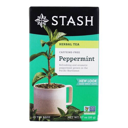 Stash Caffeine-Free Herbal Tea Peppermint 20 Tea Bags