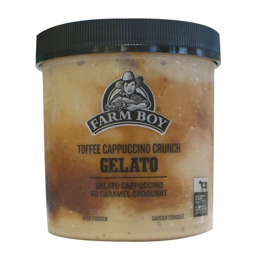 Farm Boy Frozen Gelato Toffee Cappuccino Crunch 500 ml