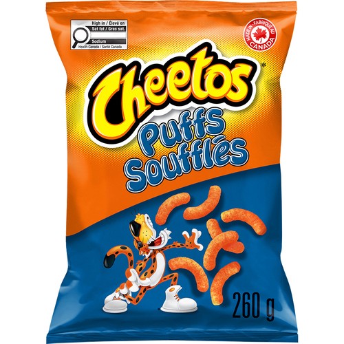 Cheetos Puffs Cheese Flavoured Snacks 260 g