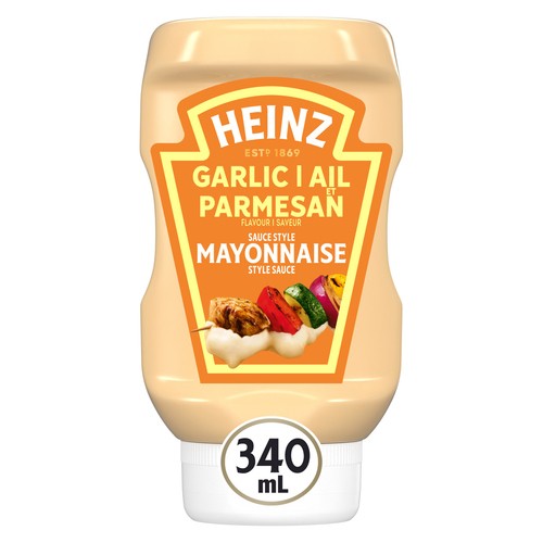Heinz Mayonnaise Style Sauce Garlic Parmesan 340 ml