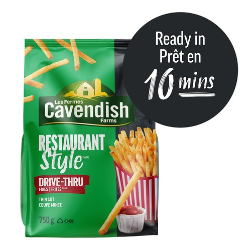Cavendish Farms Frozen Fries Restaurant Style Drive-Thru 750 g