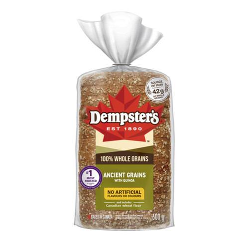 Dempster’s 100% Whole Grains Bread Ancient Grains With Quinoa 600 g