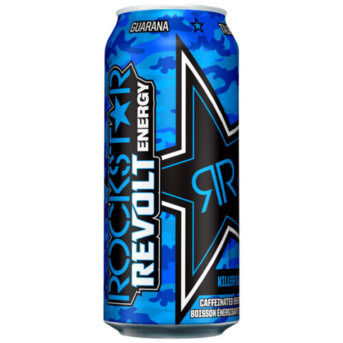 Rockstar Raz Energy Drink Revolt Killer Blue 473 ml (can)
