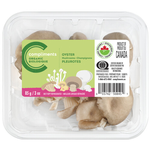 Compliments Organic Mushrooms Oyster 85 g