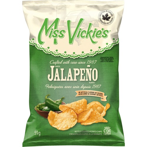 Miss Vickie's Kettle Cooked Chips Jalapeño 59 g