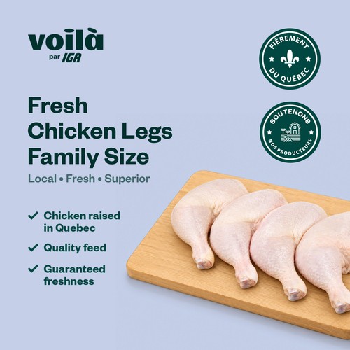 Fresh Chicken Legs Family Size 