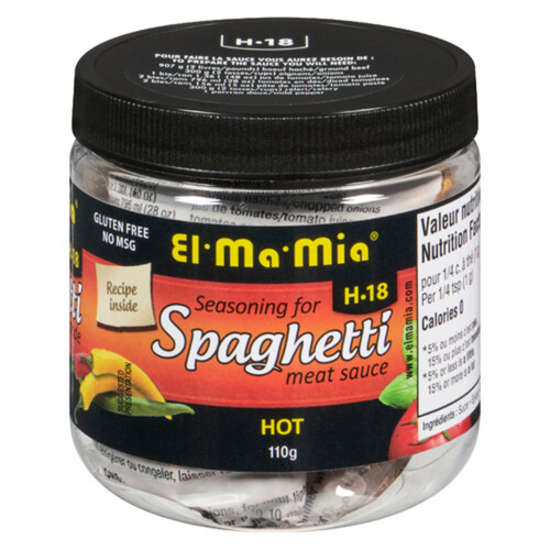 El-Ma-Mia H18 Seasoning Spaghetti Meat Sauce Hot 110 g