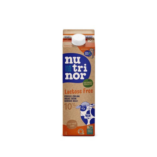 Nutrinor Lactose-Free 10% Coffee Cream 1 L