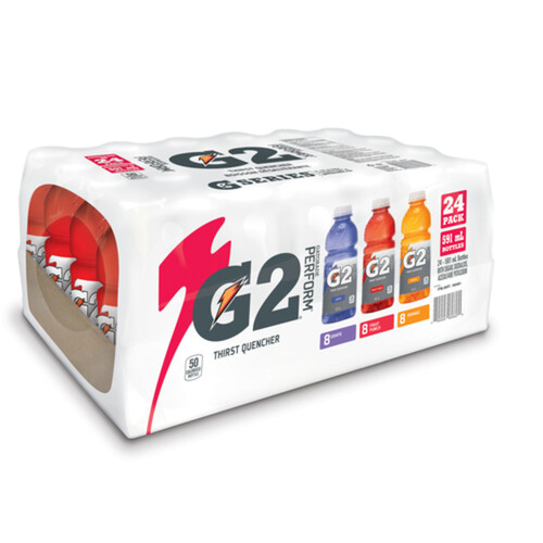 Gatorade Sports Drink G2 Club Pack 24 x 591 ml (bottles)