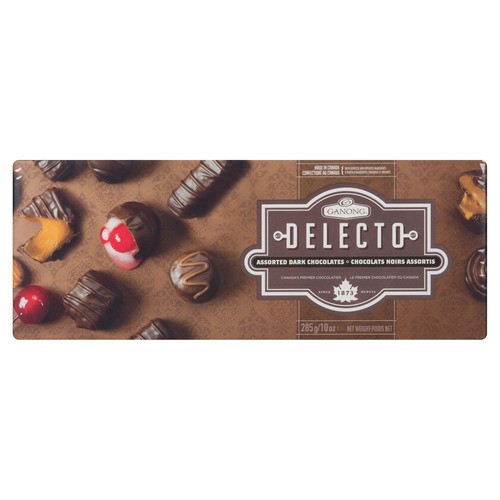 Ganong Dark Assorted Delecto Chocolates 285 g