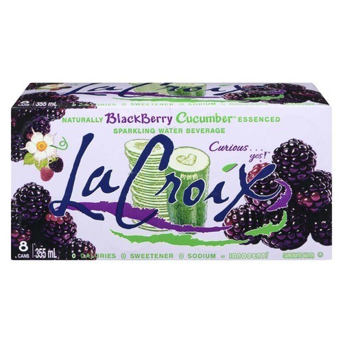 La Croix Sparkling Water Blackberry Cucumber 355 ml