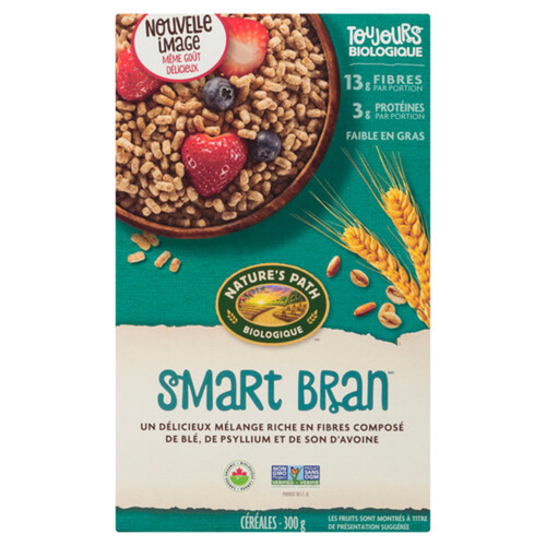 Nature's Path Organic Cereal Smart Bran Psyllium & Oat Bran 300 g