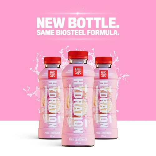 BioSteel Sports Drinks Pink Lemonade 473 ml (bottle)