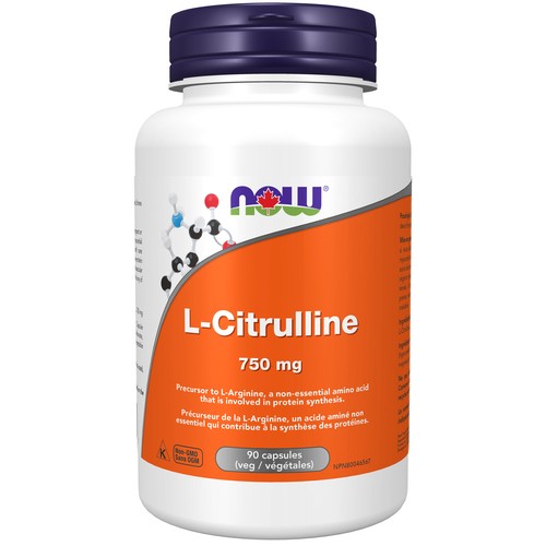 Now L-Citrulline 750 mg Capsules 90 Count