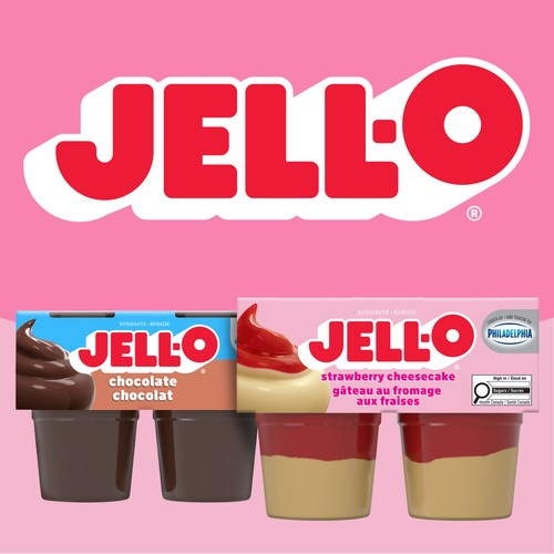 Jell-O Cheesecake Snacks Strawberry 396 g