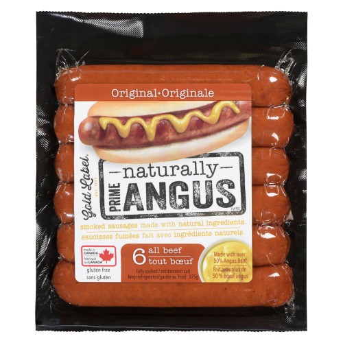 Gold Label Classic All Beef Smoked Sausage 375 g