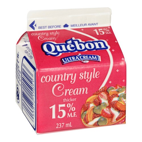 Quebon 15% Country Style Cream 237 ml