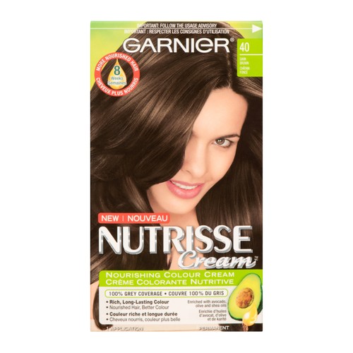Garnier Hair Color Nutrisse Cream 40 Dark Brown 1 Pack