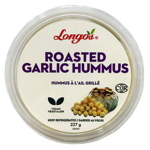 Longo's Vegan Hummus Roasted Garlic 227 g