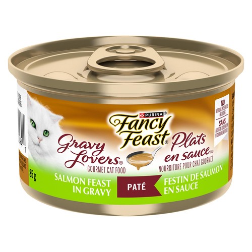 Fancy Feast Wet Cat Food Gravy Lovers Pate Salmon 85 g