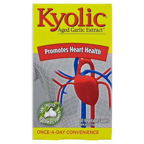 Kyolic Aged Garlic Extract Once-A-Day Convenience Vegetable Caplets 30 Count