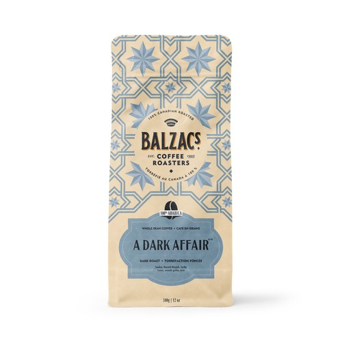 Balzac's Coffee Roasters Coffee Beans A Dark Affair 340 g