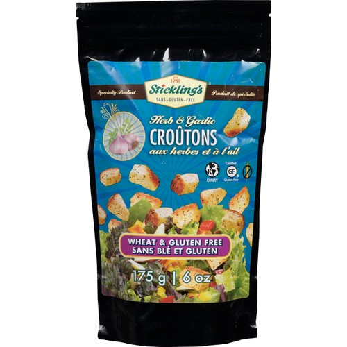 Stickling's Gluten-Free Croutons Herb And Garlic 175 g