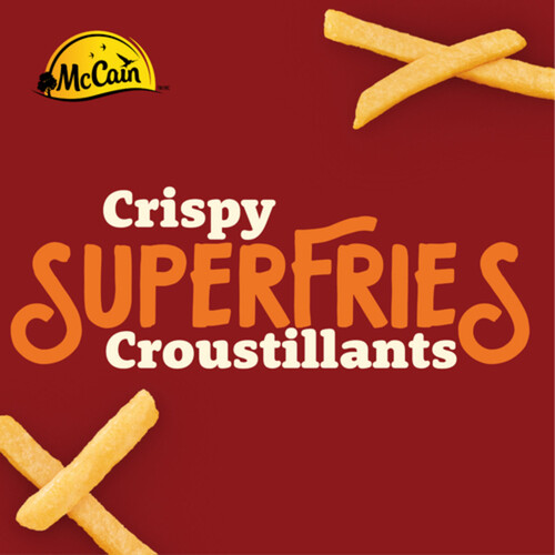 McCain Superfries Fries Straight Cut Extra Crispy 650 g