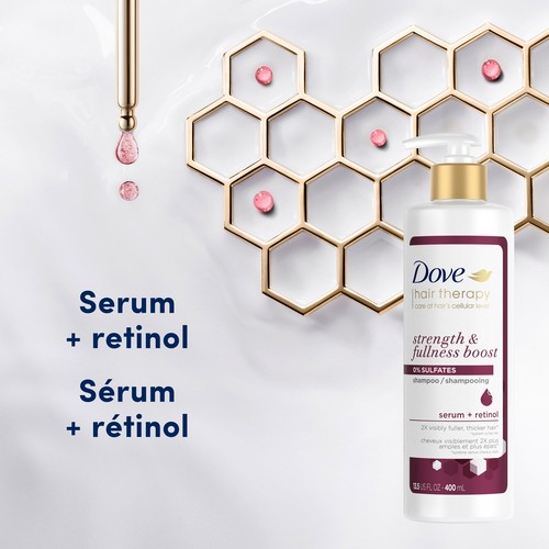 Dove Shampoo Strength & Fullness Boost For Fine Thin Hair 400 ml
