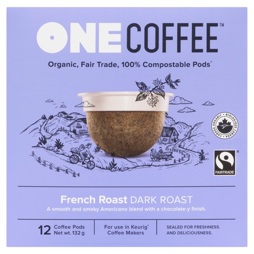 One Coffee French Roast Coffee Cups 132 g