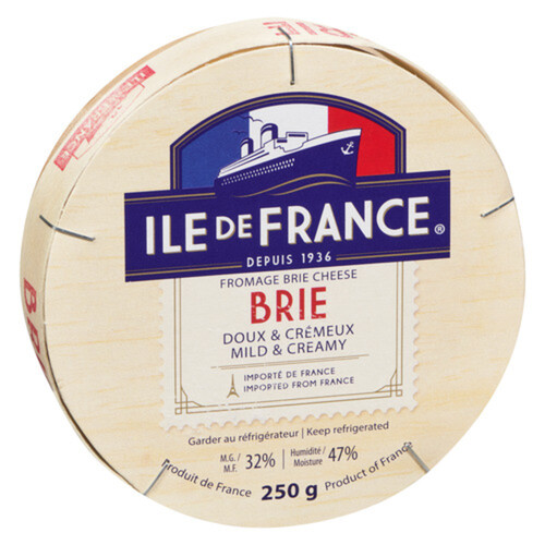 Ile de France Mild & Creamy Brie Cheese 250 g