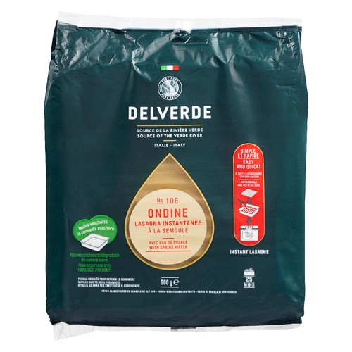 Delverde Pasta Ondine Lasagna 500 g