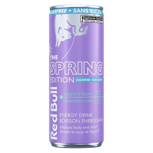 Red Bull Sugar-Free Energy Drink Spring Edition Grapefruit & Blossom 250 ml (can)