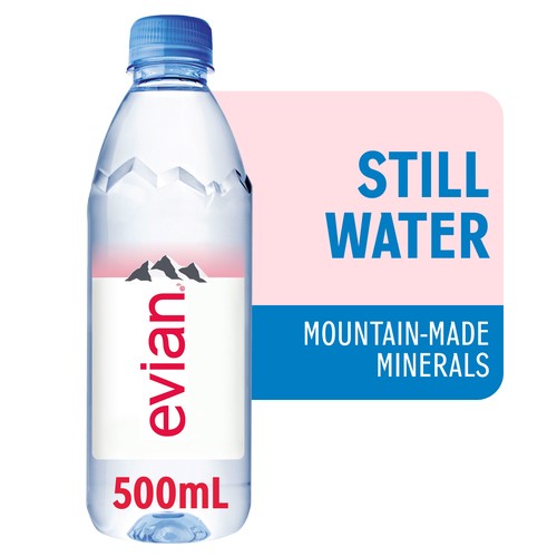 Evian Natural Spring Water 500 ml (bottle)