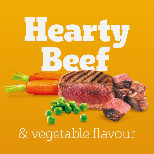 Pedigree Small Dog+ Hearty Adult Dry Dog Food Beef and Vegetable 2.8kg