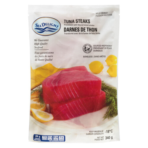 Sea Delight Frozen Tuna Steaks 340 g