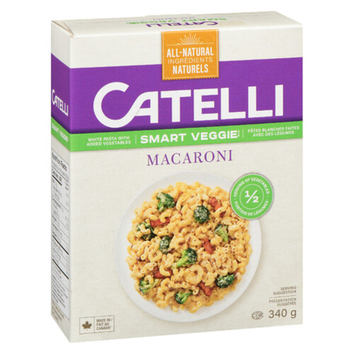 Catelli Smart Veggie Pasta Macaroni 340 g