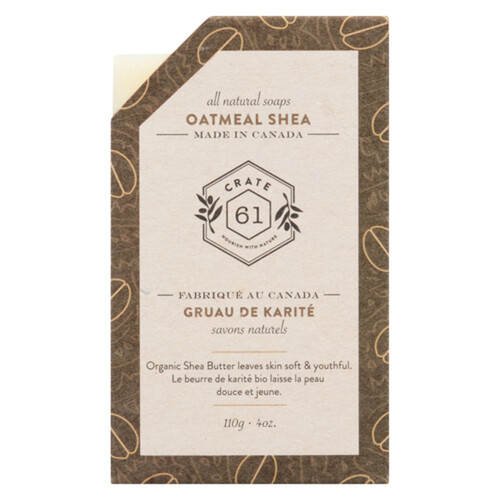 Crate 61 Soap All Natural Oatmeal Shea 110 g