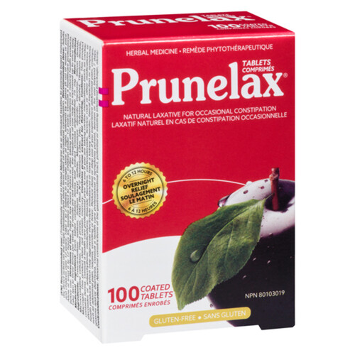 Prunelax Gluten-Free Laxative Tablets 100 EA