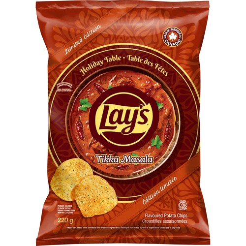 Lay’s Potato Chips Tikka Masala Flavoured 220 g