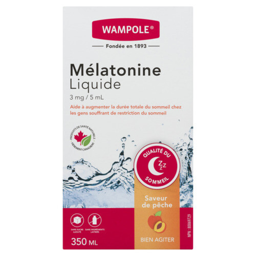 Wampole Liquid Melatonin 350 ml