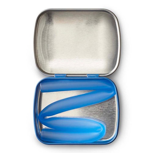 Silikids Reusable Tin Cobalt Straw