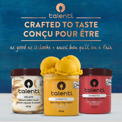 Talenti Dairy-Free Sorbetto Alphonso Mango 473 ml