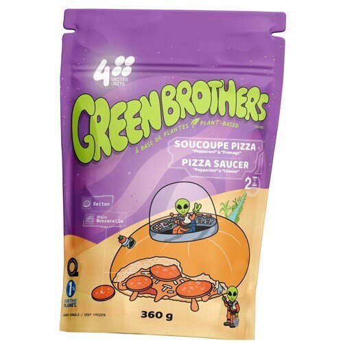 Green Brothers Vegan Frozen Pizza Filled Buns 360 g